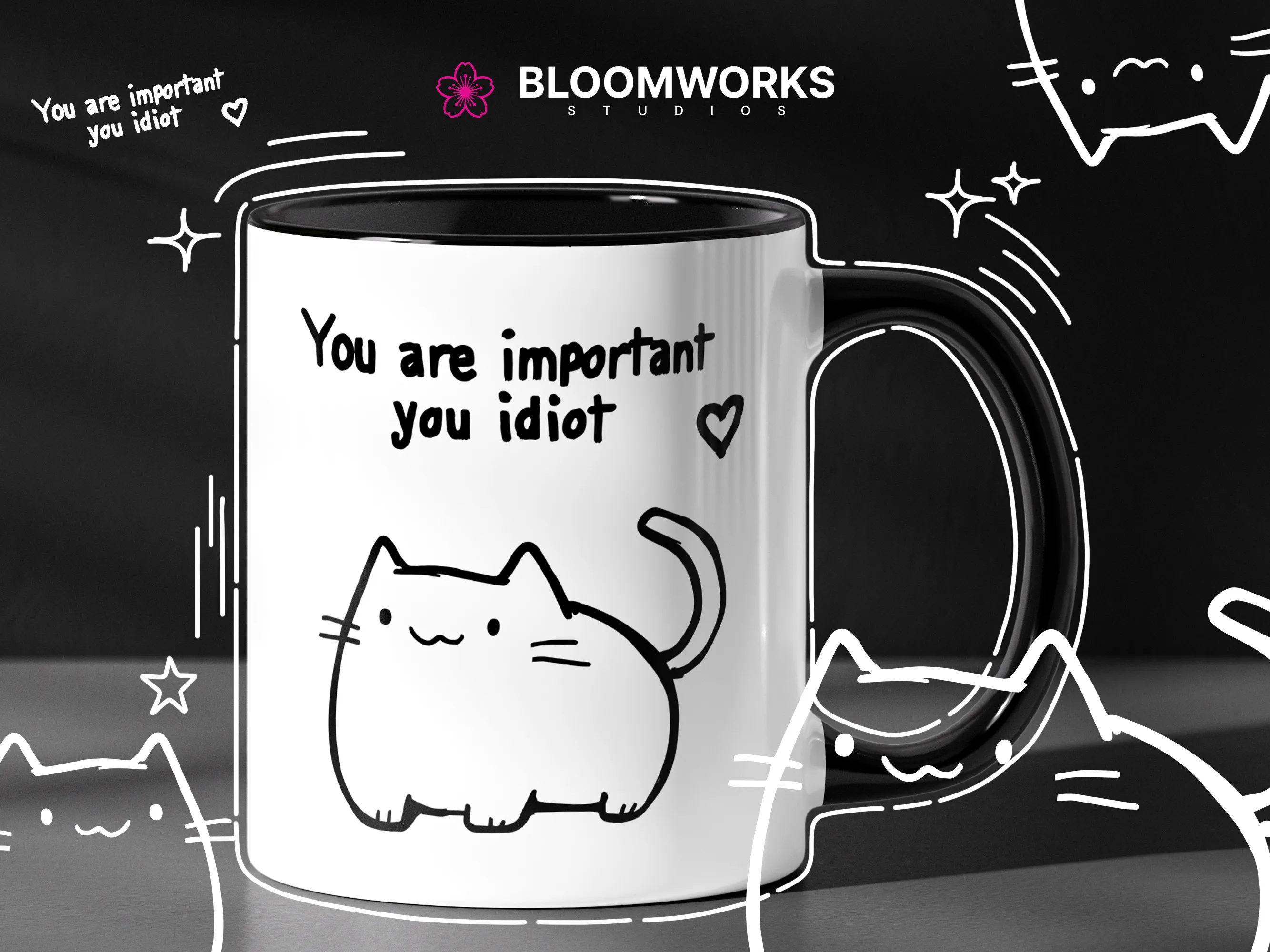 Kawaii axolotl mug - 'You're Axolotl Fun'