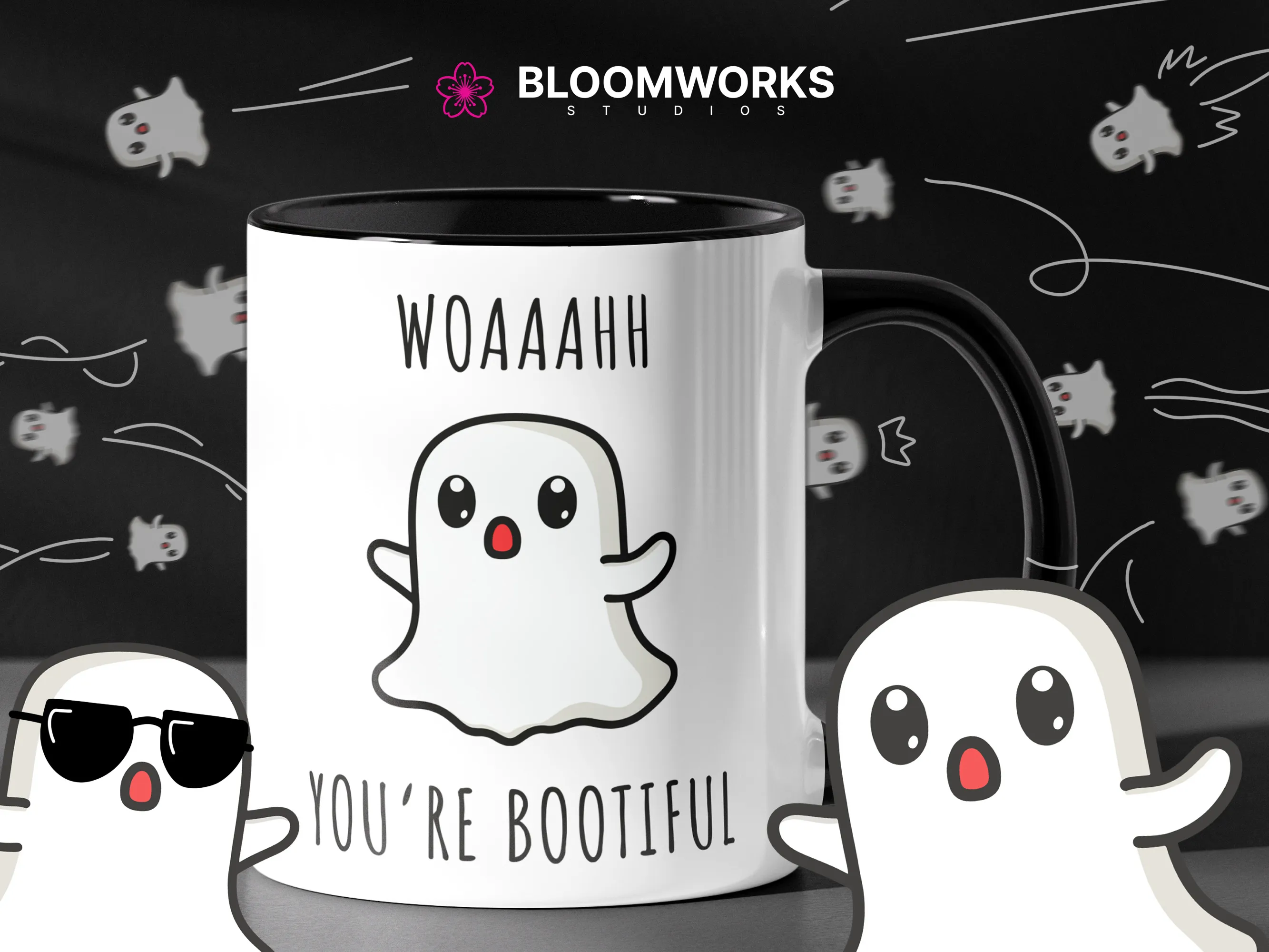 Kawaii frog mug - 'Toadally Awesome'